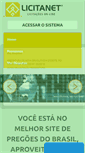 Mobile Screenshot of licitanet.com.br